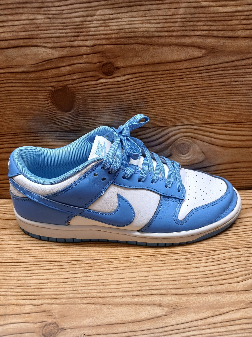 Nike Dunk Low Retro University Blue and White Low-Top Sneakers